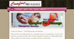 Desktop Screenshot of comfortpromassage.net