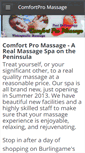 Mobile Screenshot of comfortpromassage.net