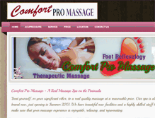 Tablet Screenshot of comfortpromassage.net